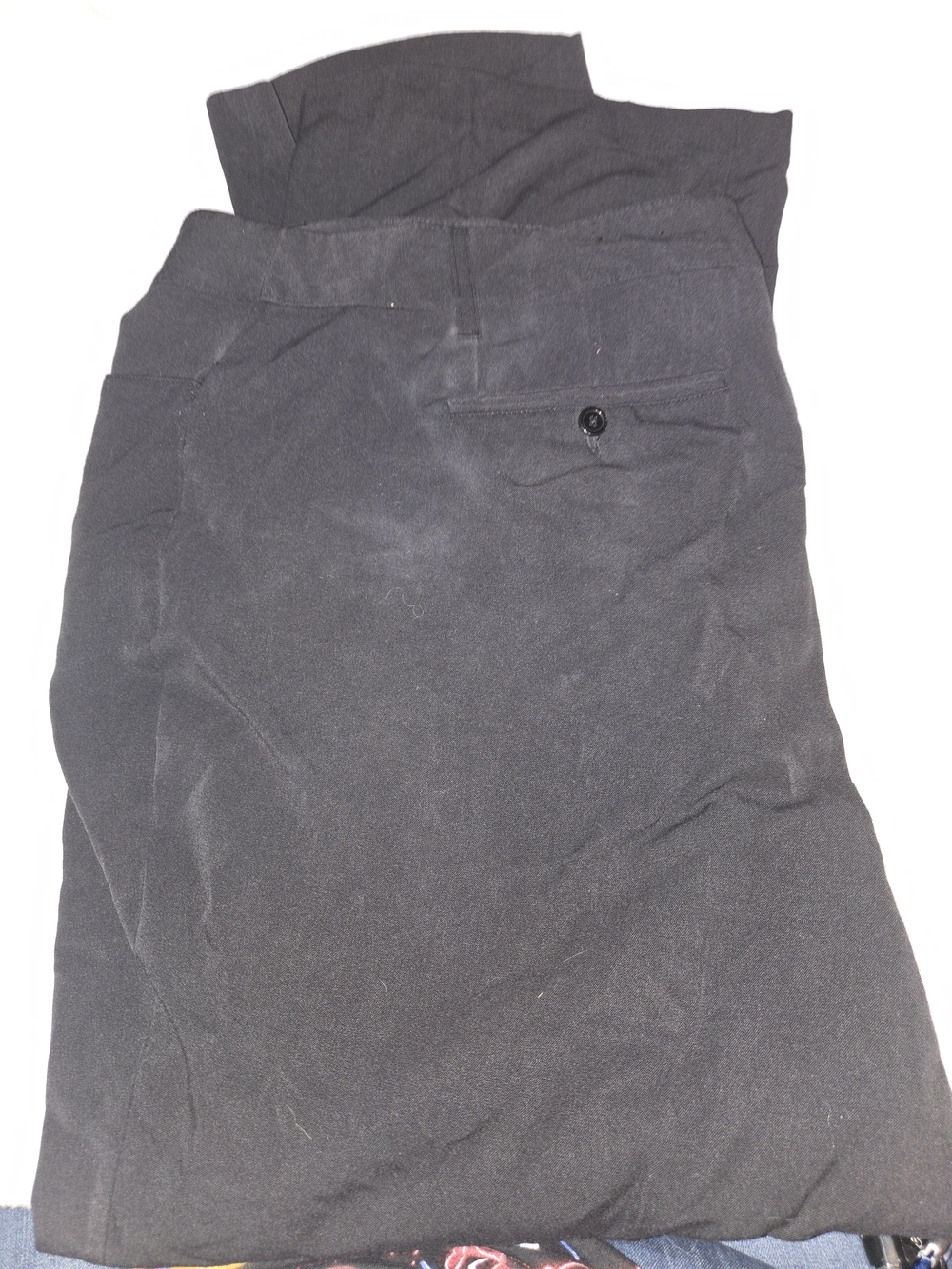 Lane Bryant Black Wide-Leg Trousers